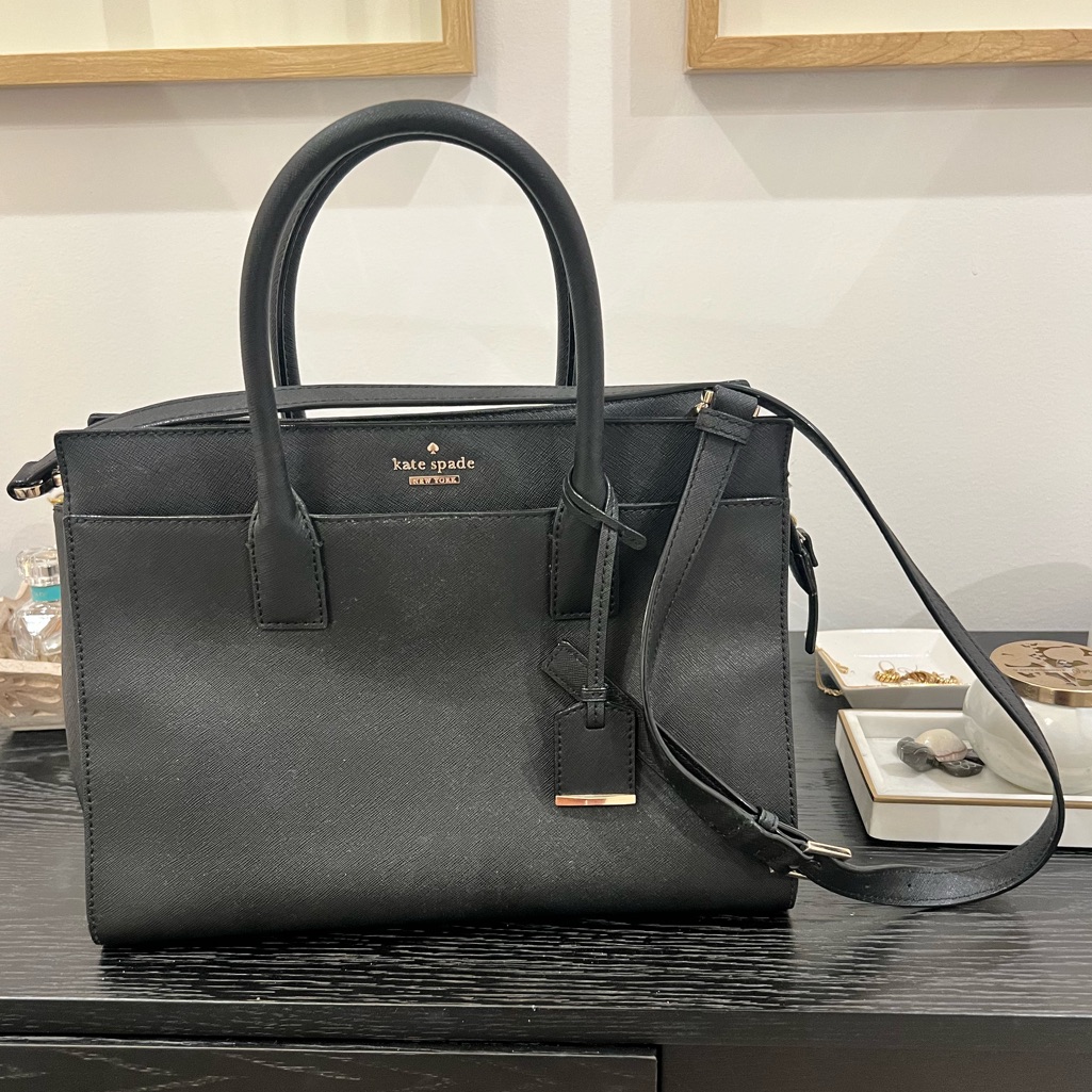 Black Kate Spade New York Cameron Street Candace Designer Satchel Bag